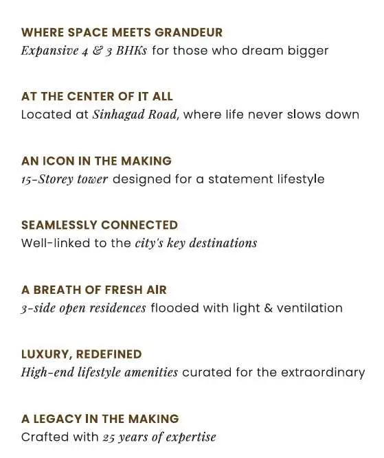 Venkatesh Skylife Project Highlights